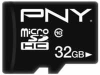PNY P-SDU32G10PPL-GE, PNY Performance Plus inkl. Adapter (microSDHC, 32 GB) Schwarz