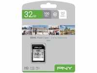 PNY P-SD32GU1100EL-GE, PNY Elite (SDHC, 32 GB, U1, UHS-I) Schwarz