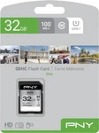 PNY P-SD32GU1100EL-GE, PNY Elite (32 GB, SDHC, U1, UHS-I) (P-SD32GU1100EL-GE) Schwarz