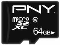 PNY P-SDU64G10PPL-GE, PNY Performance Plus (microSDXC, 64 GB, U1) Schwarz