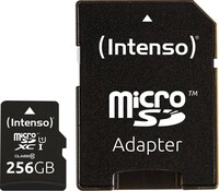Intenso 3423492, Intenso UHS-I Premium (256 GB, microSDXC, U1, UHS-I) (3423492) Intenso 3423492, Intenso UHS-I Premium (256 GB, microSDXC, U1, UHS-I) (3423492)