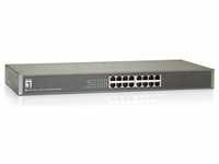 LevelOne FSW-1650 Fast Ethernet Switch 16Port New Line (16 Ports), Netzwerk Switch,
