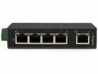 StarTech Industrial 5 Port Fast Ethernet Switch (5 Ports), Netzwerk Switch,...
