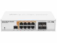 MikroTik CRS112-8P-4S-IN, MikroTik CRS112-8P-4S-IN: L3 Switch (12 Ports) Weiss