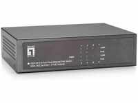 LevelOne 52084303, LevelOne FEP-0812W90 8-Port Fast Ethernet PoE Switch 802.3at PoE+