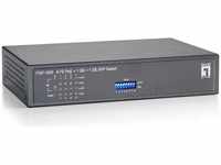 LevelOne 52086303, LevelOne FGP-1000W90 10-Port Fast Ethernet PoE Switch 1 x Gigabit