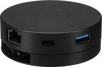 Dell DELL-DA300, Dell Da300 (USB-C, 1 Port) (DELL-DA300) Schwarz