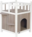 Trixie 44093, Trixie Home mit Balkon (45 cm, Grau und Weiss) (44093)