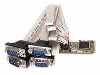 StarTech 4 Port Seriell RS232 Mini PCI Express Karte mit 16650 UART - Serielle...