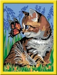Ravensburger 28651, Ravensburger Katze mit Schmetterling (28651)