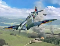 Revell 03927, Revell Supermarine Spitfire Mk.IXc (03927) Grau/Gr&uuml;n