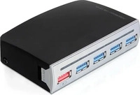 Delock 61898, Delock 61898 (USB-B, 5 Ports) (61898) Schwarz
