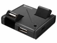 Sandberg USB Hub 4 ports USB2.0 Ueberlastungsschutz A-B Kabel inkludiert (USB A),
