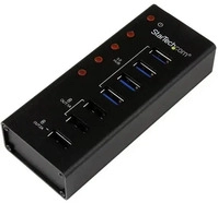 StarTech ST4300U3C3, StarTech 7 Port USB 3.0 Hub (USB-A, 7 Ports) (ST4300U3C3)