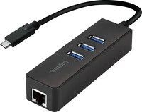 LogiLink UA0283, LogiLink UA0283 (USB-C, 4 Ports) (UA0283) Schwarz