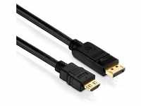 Purelink DisplayPort — HDMI (Typ A) (5 m, HDMI, DisplayPort), Video Kabel