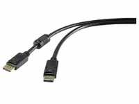 Renkforce DisplayPort-Kabel (3 m, DisplayPort), Video Kabel