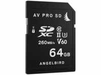 Angelbird AVP064SDMK2V60, Angelbird AV PRO V60 (SDXC, 64 GB, U3, UHS-II) Schwarz
