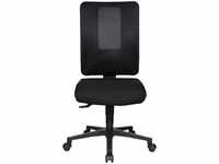 Topstar Bürodrehstuhl mit Synchrontechnik schwarz/schwarz 460-560 mm ohne Armlehnen