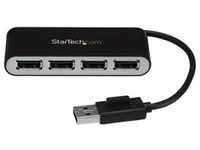 StarTech ST4200MINI2 (USB A), Dockingstation + USB Hub, Schwarz, Silber