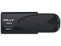 PNY Attaché 4 3.1 (256 GB, USB A, USB 3.1) (12499567) Schwarz
