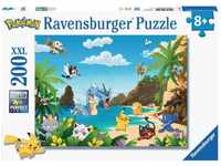 Ravensburger 12840, Ravensburger Pokemon Puzzle (200 Teile)
