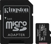 Kingston SDCS2/128GB, Kingston Canvas Select Plus (128 GB, microSDXC, U1, UHS-I)
