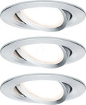 Paulmann 93487, Paulmann Einbauleuchte Nova Set (Aluminium) (93487) Silber