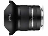 Samyang XP 10mm F3.5 Nikon F Premium MF Objektiv (Canon EF, APS-C / DX, Vollformat)