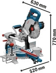 Bosch Professional 0601B41000, Bosch Professional GCM 18V-216 (0601B41000)