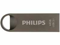 Philips FM64FD165B/00, Philips Moon Edition 3.1 (64 GB, USB A, USB 3.1) Grau