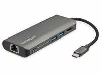 StarTech DKT30CSDHPD3 (USB C), Dockingstation + USB Hub, Grau, Schwarz