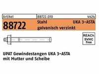 Upat, Dübel, Ankerstange R 88722 ASTA M 20x220 Stahl galvanisch verzinkt Stahl...