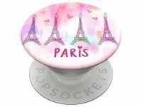 PopSockets Paris Love, Smartphone Halterung, Mehrfarbig, Weiss