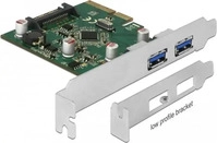 Delock 90298, Delock 90298 PCIe 2x USB-Typ-A (90298)