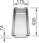 Blanco 227689, Blanco Multifunktionsschale (227689) Silber