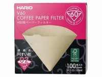 Hario filtry papierowe Misarashi brązowe - V60-02 - Karton 100 Sztuk, Zubehör