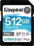 Kingston SDG3/512GB, Kingston Canvas Go! Plus (512 GB, SDXC, U3, UHS-I) (SDG3/512GB)