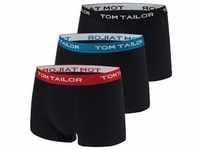 Tom Tailor, Herren, Unterhosen, Boxershort Casual, Schwarz, (XL, 3er Pack)
