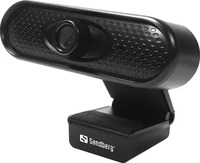 Sandberg 133-96, Sandberg USB Webcam 1080P HD (2.10 Mpx) (133-96) Schwarz