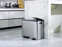 EKO M&uuml;lltrennsystem (45 l) (23010315) Silber