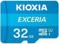 Kioxia LMEX1L032GG2, Kioxia Exceria (microSDHC, 32 GB, U1, UHS-I) Blau