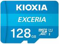 Kioxia LMEX1L128GG2, Kioxia Exceria (microSDXC, 128 GB, U1, UHS-I) Blau