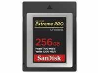 SanDisk Extreme Pro Typ B (CFexpress Typ B, 256 GB), Speicherkarte, Schwarz