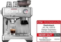 Gastroback 42619, Gastroback Espresso Advanced Barista (42619) Silber