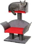 Kerbl 81548, Kerbl Lounge Deluxe (70 cm, Grau, Rot) (81548)
