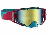 Leatt, Sportbrille, Brille Velocity 6.5 Iriz rot/Teal versp., Rot