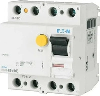 Eaton 170332, Eaton MOE FRCMM-25/4/003-A FI-Schalter, 25A, 4p, 30mA, Typ A (170332)