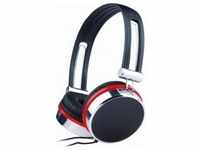 Gembird MHS-903 Kopfhörer (schwarz, silber) (Kabelgebunden), Kopfhörer, Rot,