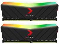 PNY Electronics XLR8 RGB (2 x 8GB, 3200 MHz, DDR4-RAM, DIMM) (15727675) Schwarz